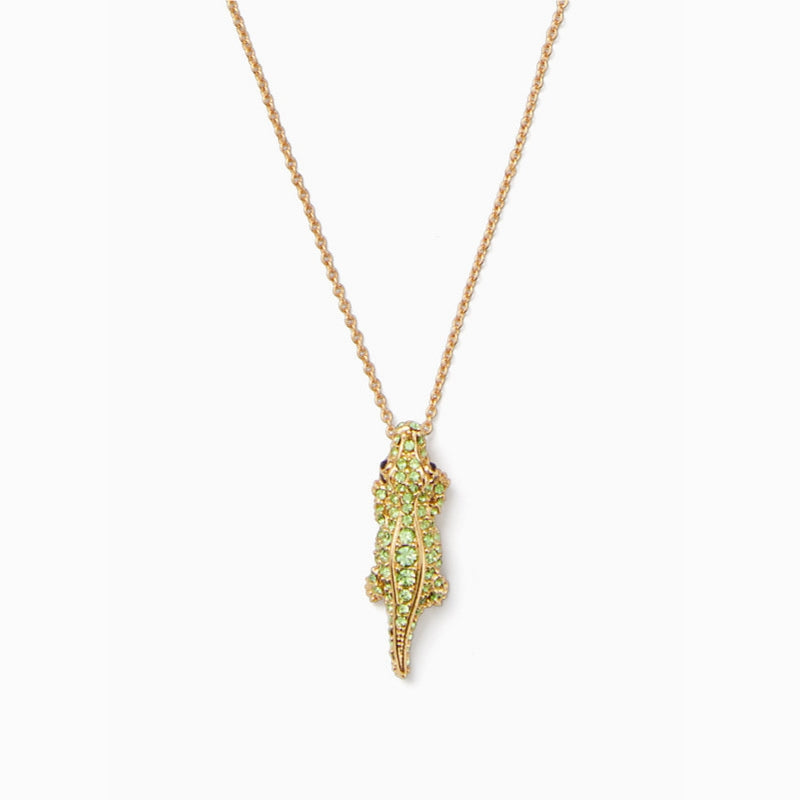 Alligator Glass Necklace