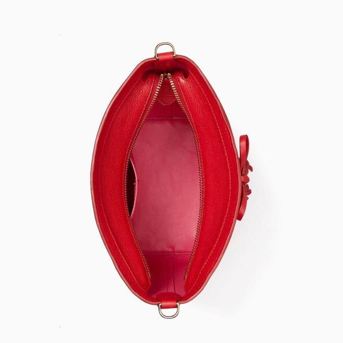 red bucket purse