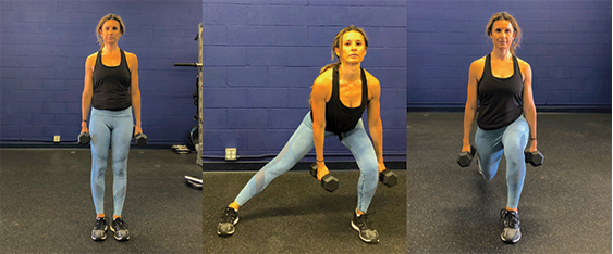 3a. Lateral Lunge to Reverse Lunge