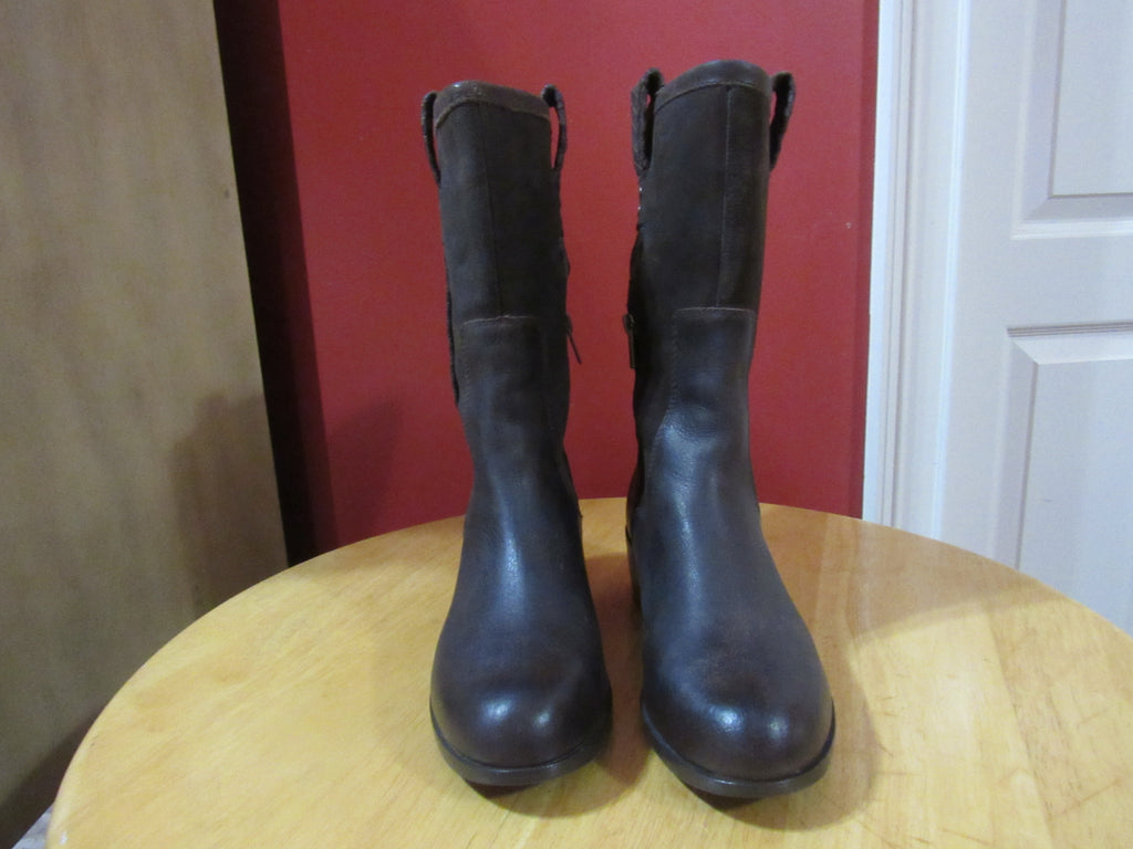 leather ugg riding boots
