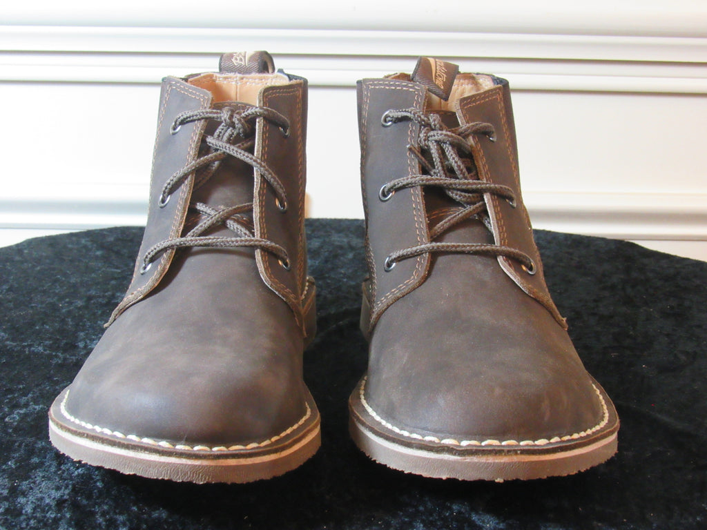 Brown Nu-buck Chukka Men's Casual Boots 