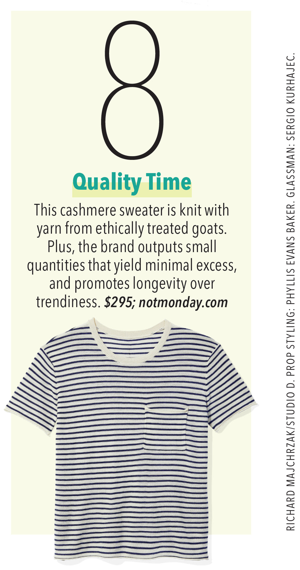 Isabelle Cashmere Short Sleeve Crewneck as seen in Oprah Magazine April 2020