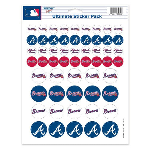 Atlanta Braves Decal Car Sticker The Quad 4 Pack Stickers Set 