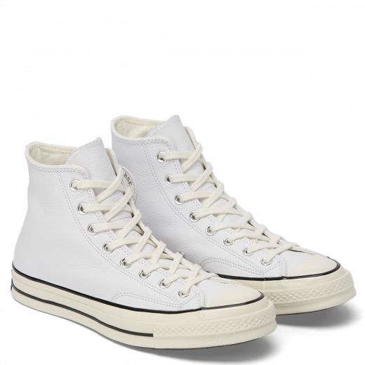 chuck taylor white leather high top