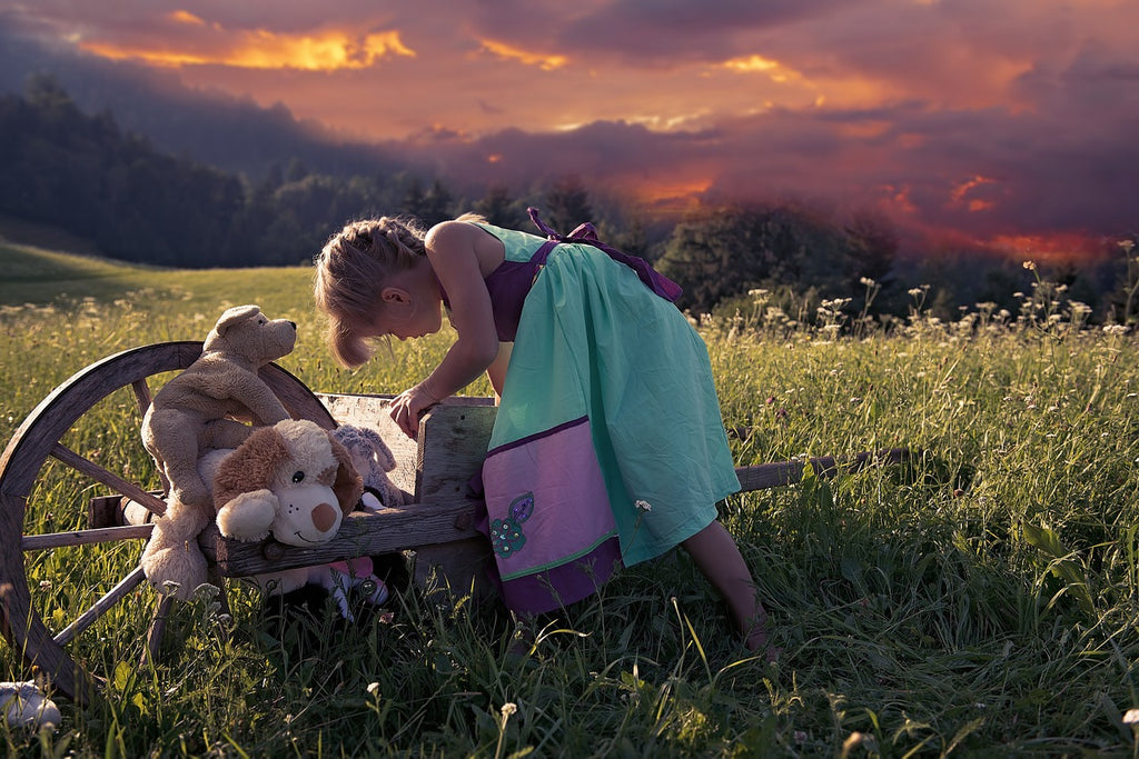 Girl playing