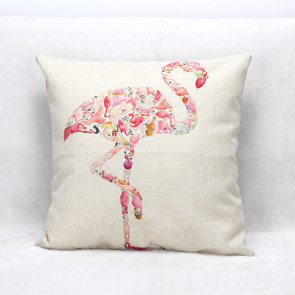 flamingo pillow case