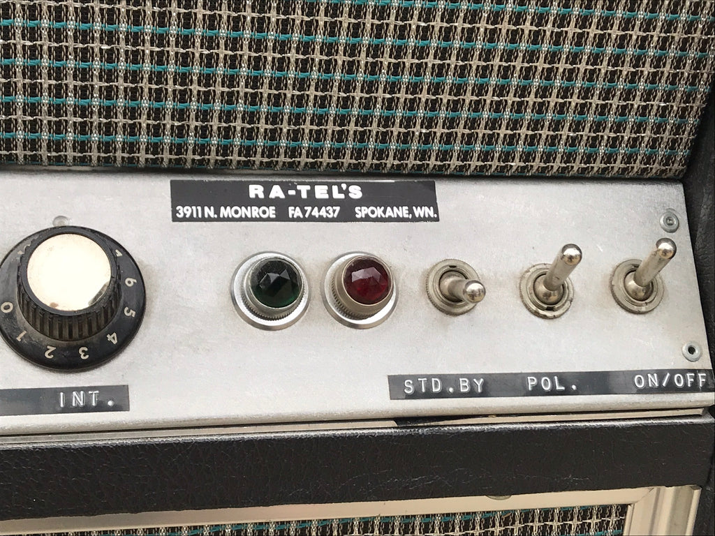 ratel tag on vintage amp