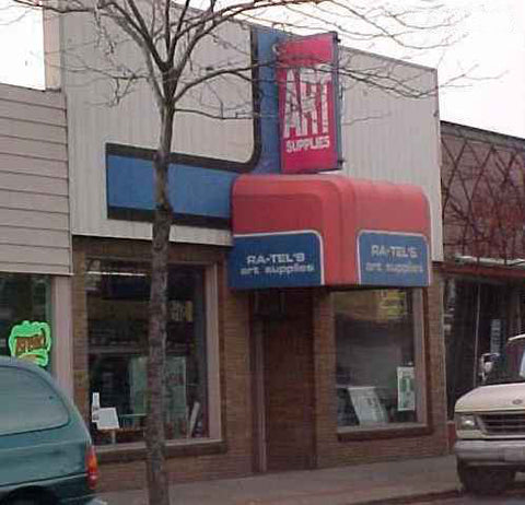 Ra-Tel's store front on Garland Ave in Spokane, WA