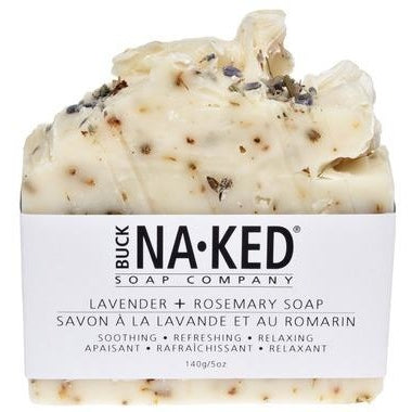 BUCK NAKED SOAP COMPANY Lavender & Rosemary Soap 140g