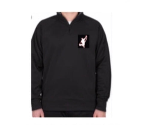 Pitchman Baseball Badger 1/4 zip pullover