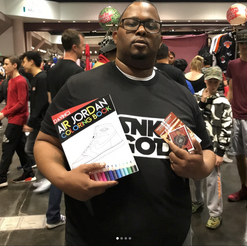 Air jordan coloring book sneakercon