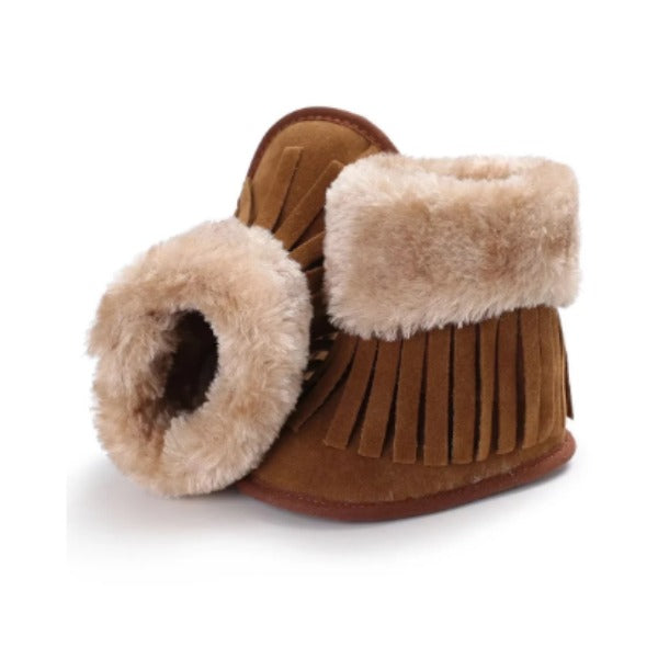 fur moccasins