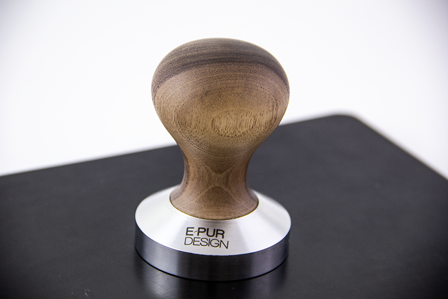 Black Walnut wooden coffee tamper