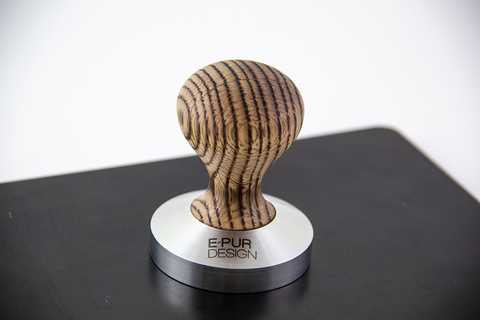 Burnt Red Oak wooden coffee tamper