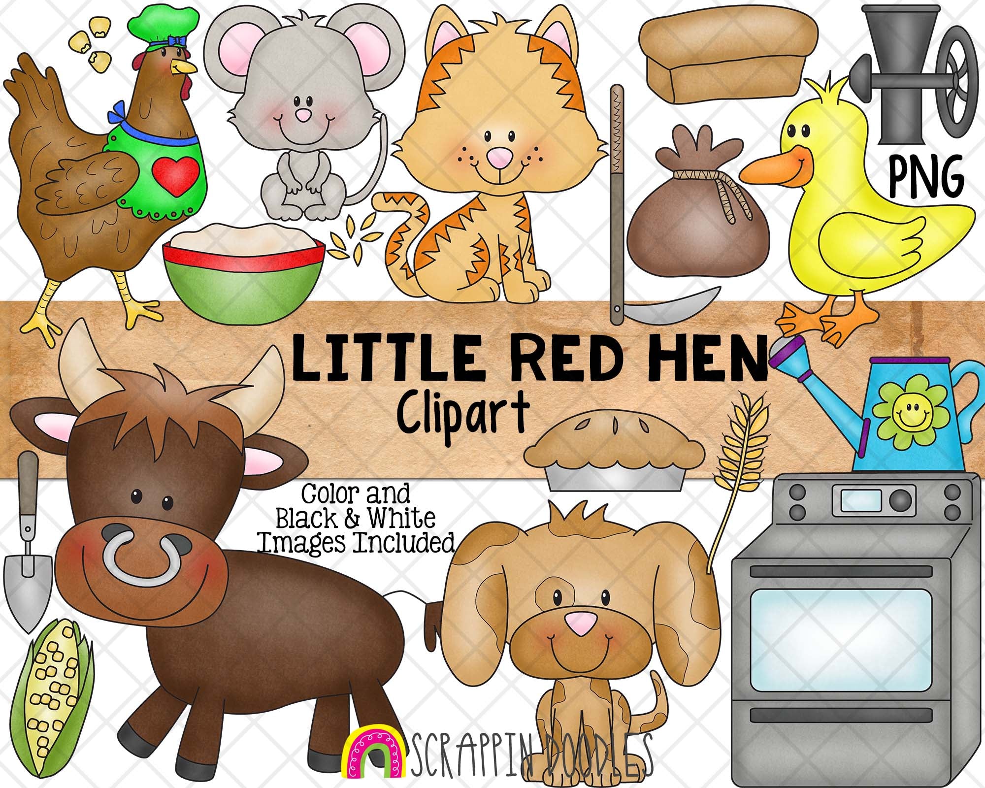 hen clip art free