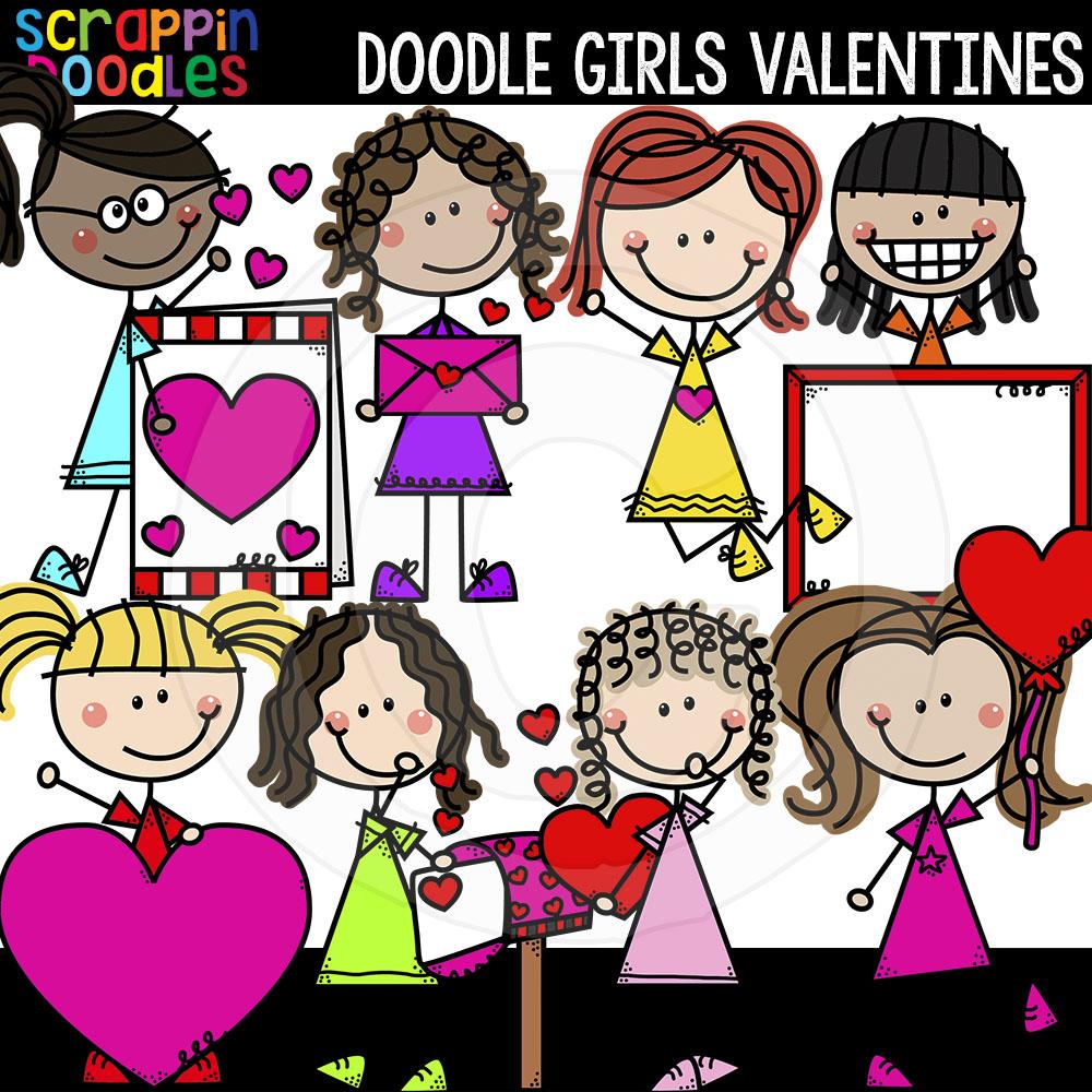 oodles of doodles clipart heart