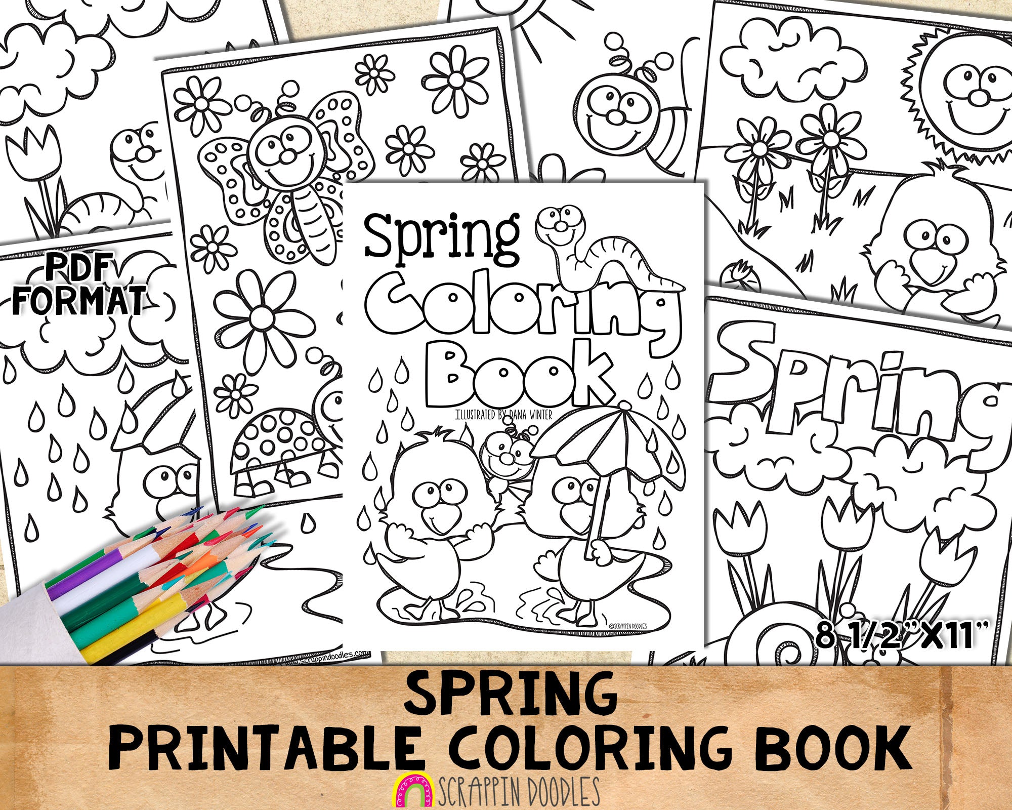 children coloring book printable pages