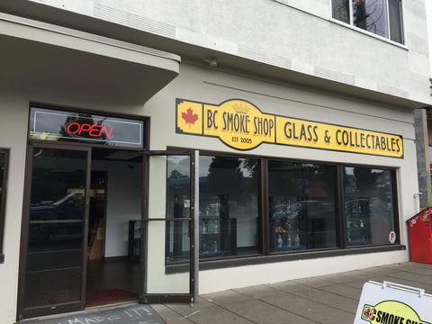 BC Smoke Shop storefront in Victoria BC