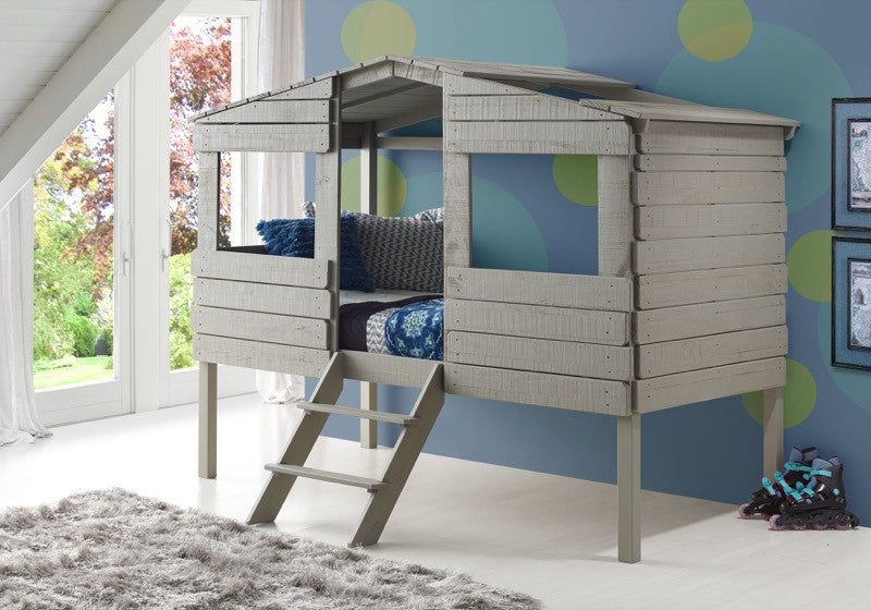 low loft beds for kids