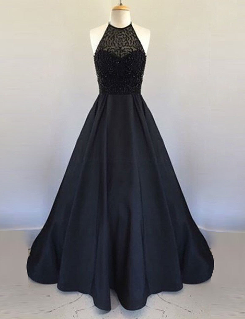 black a line formal dress