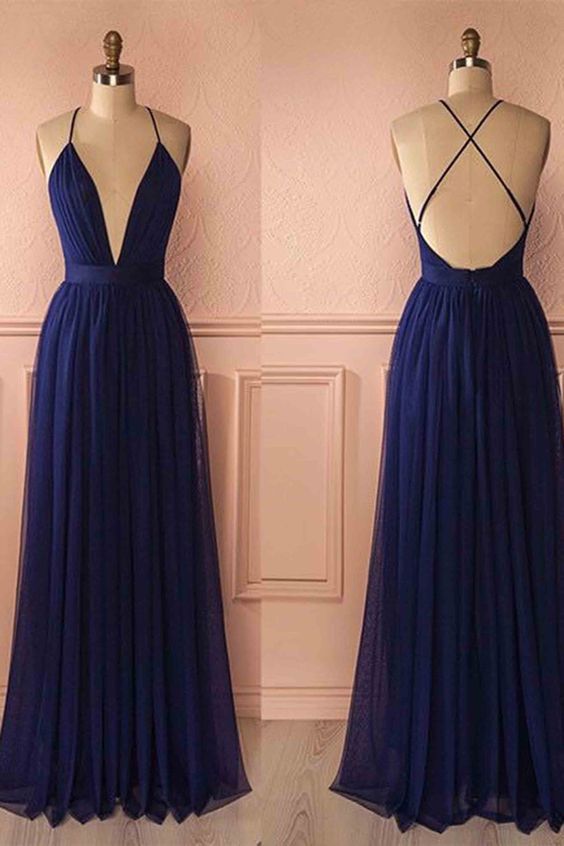 simple prom dresses long