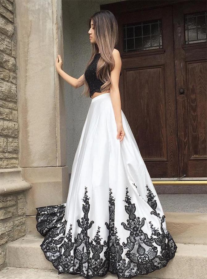 modern long dress
