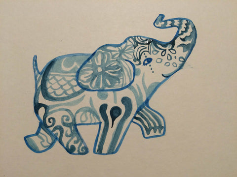 Elephant Watercolor