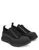 Men's Alexander McQueen Tread Slick Sneakers in Black - 611705W4L321000