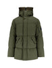 C.P Company 50 Fili Long Down Jacket in Olive Green 07CMOW204B005503G670