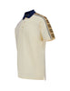 Gucci Men's Giulio Fashion Off White Interlocking G Stripe Polo 598949XJB0Q9247