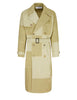Men's JW Anderson Patchwork Trench Coat in Beige - CO0112PG0462132