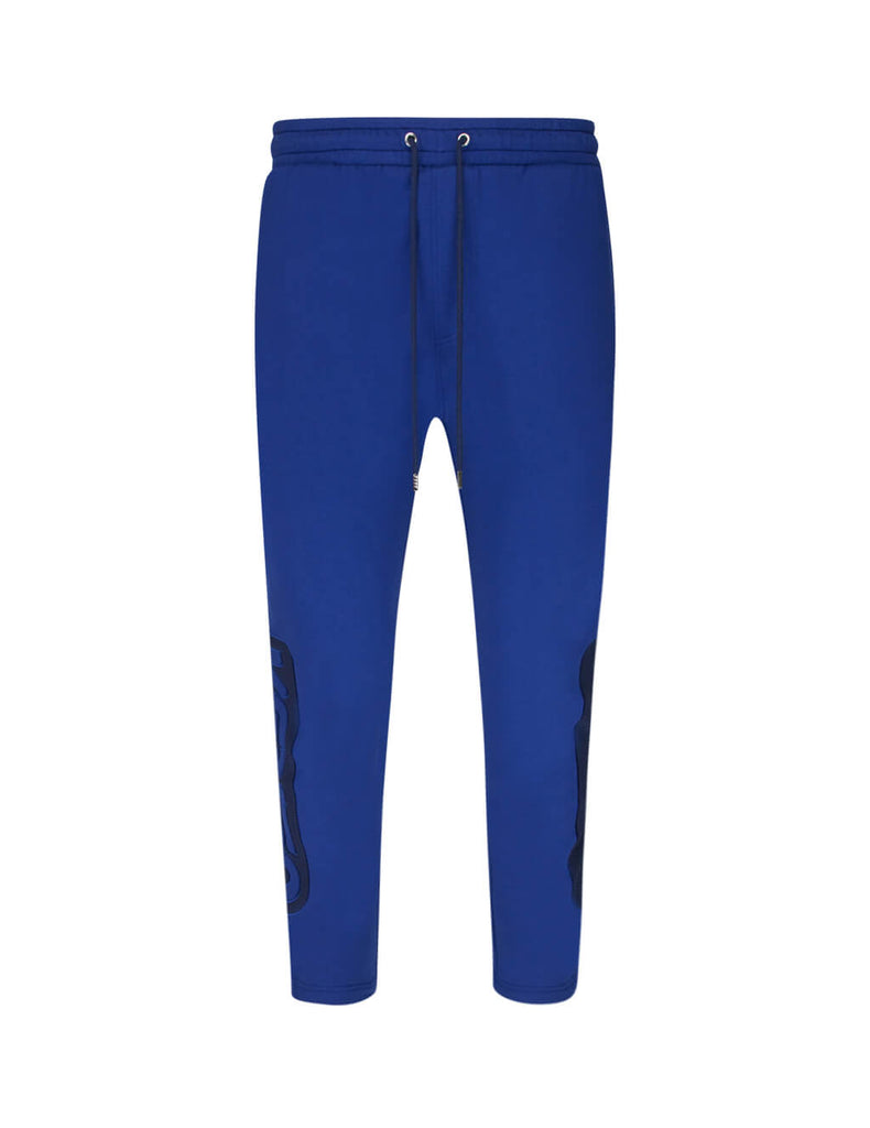 blue jogging pants