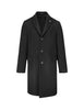 Lardini Men's Giulio Fashion Black Single-Breasted Coat IL23648AEILRP536934