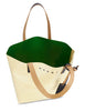 Men's Marni PVC Shopping Bag in Soft Beige/Garden Green/Black - SHMQ0000A3P3572Z2M83