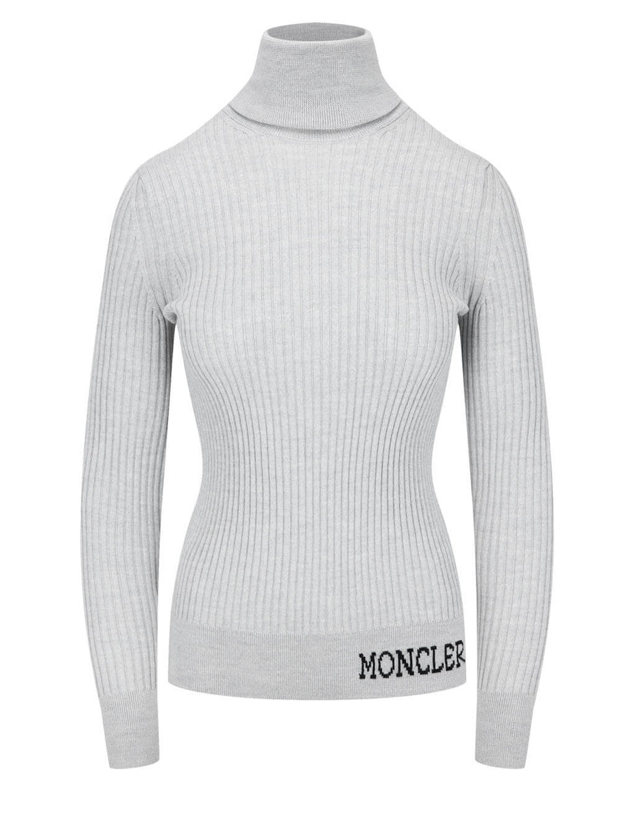 moncler white turtleneck