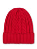 Moncler Women's Giulio Fashion Red Plaited Beanie 9963300A9146440