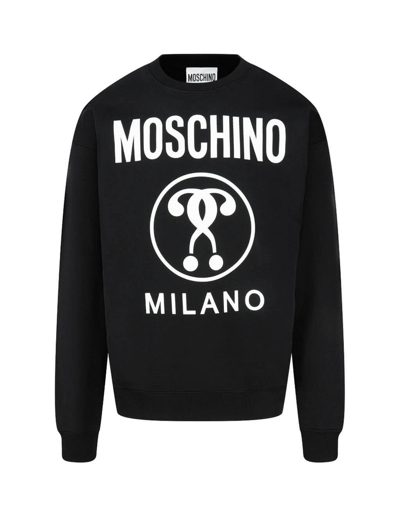 moschino black sweatshirt