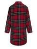 Women's REDValentino Shetland Tartan Coat in Red - WR3CA1555Y8157