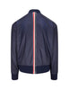 Thom Browne Men's Navy Stripe Ripstop Bomber Jacket MJT171A03215415