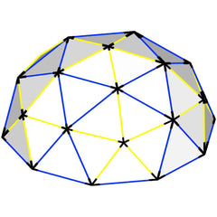 Full Complete Geodesic Dome Kit