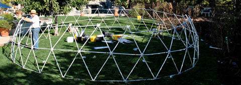 Geodesic garden dome