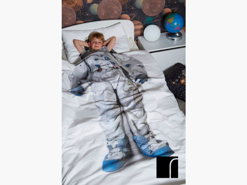 Snurk childrens astronaut duvet bedding set