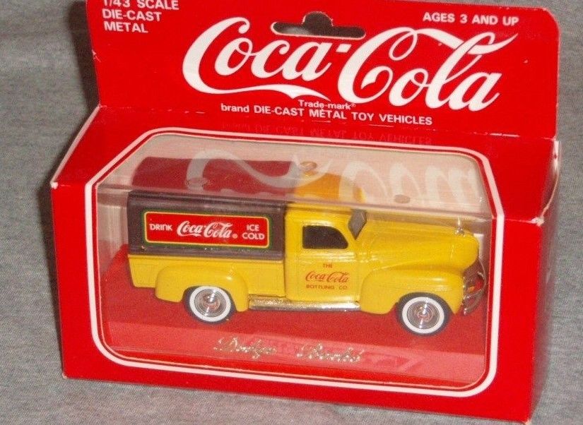 coca cola die cast metal toy vehicles