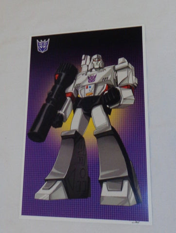 G1 Transformers Decepticon Megatron Poster 11x17 Box Art Grid FREESHIPPING