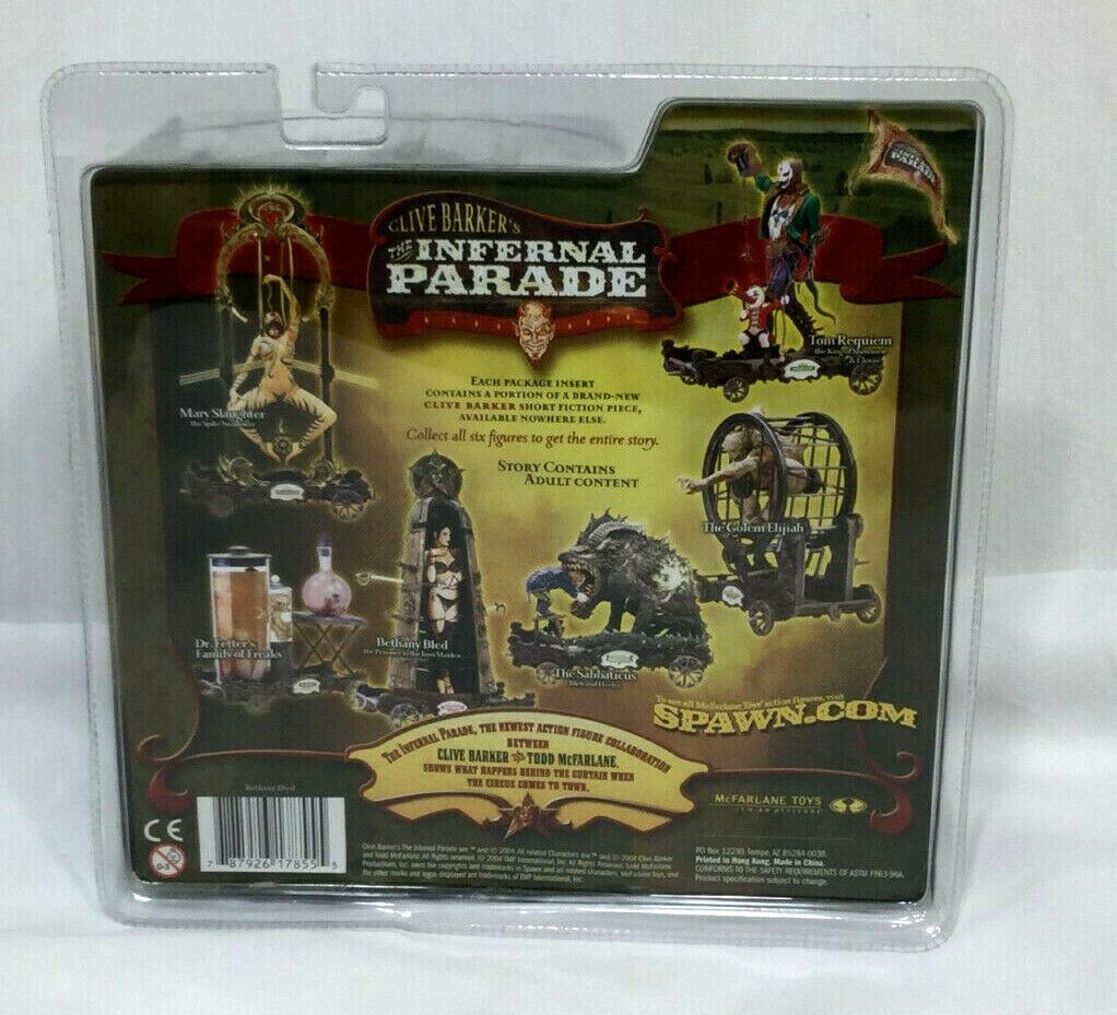 2004 McFarlane Clive Barkers The Infernal Parade BETHANY BLED Action Figure NEW 