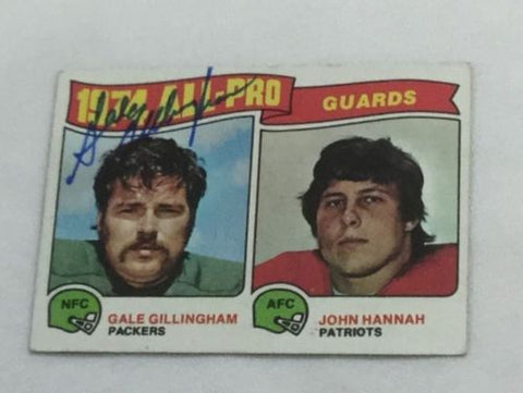 1975 Topps Green Bay Packers Gale Gillingham Card Signed Autographed FREESHIP