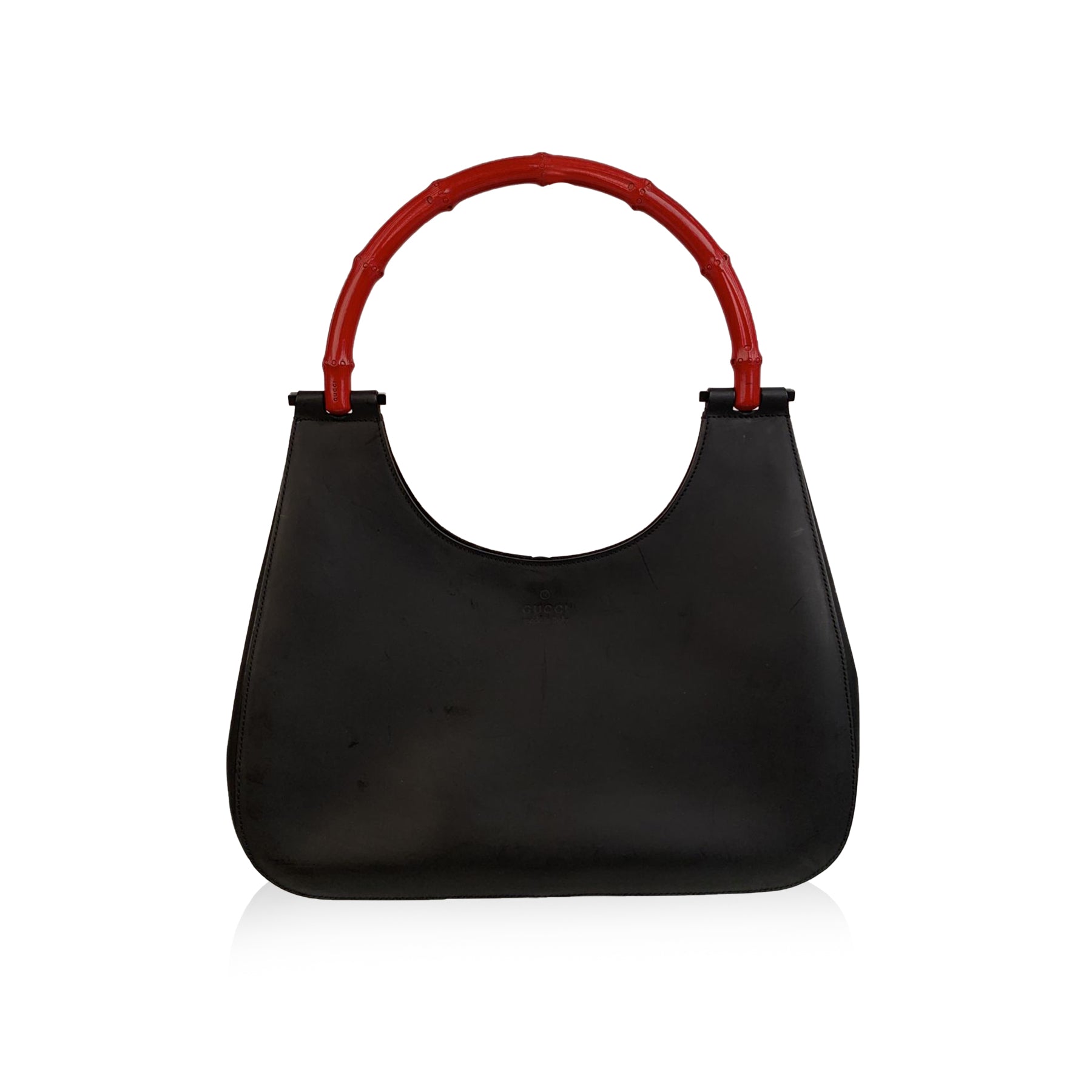 gucci hobo bag black leather