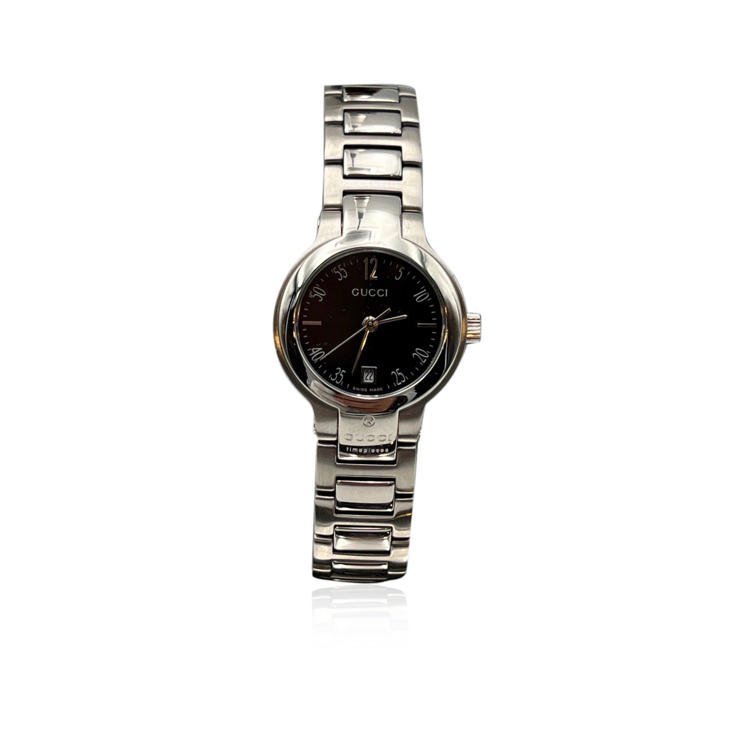 stainless steel mens gucci watch