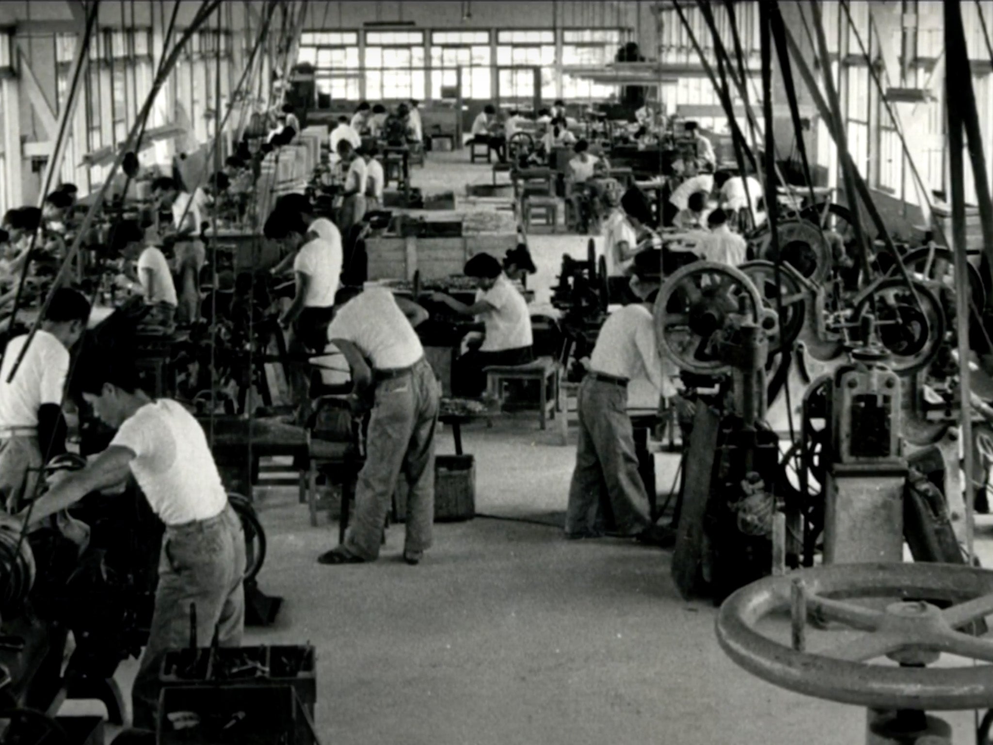 Mid 20th Century inside eyewear factory Sabae, Japan