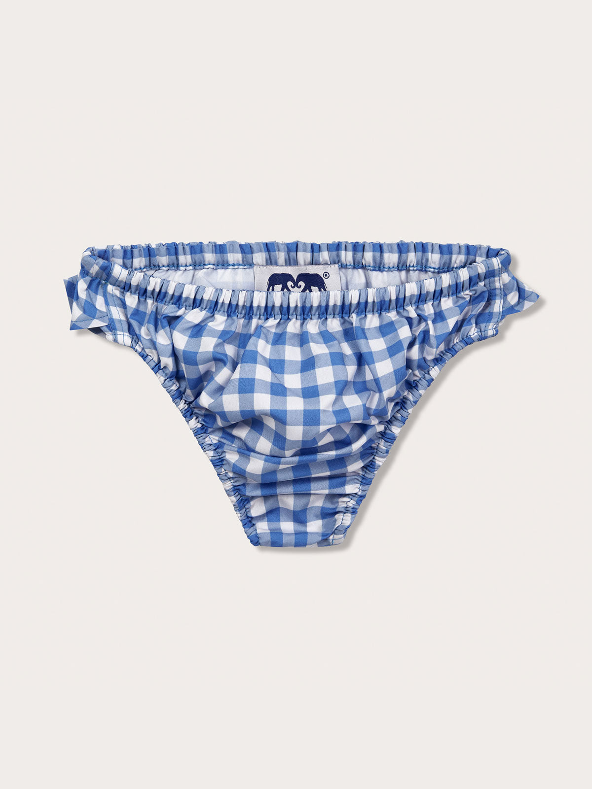 Girls Blue Gingham Calabash Bottoms